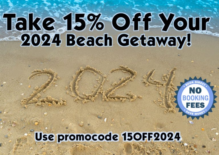 Best Beach Getaways 15 OFF 2024 Beach Getaway Vacation Rentals   15OFF2024 Blog 768x546 