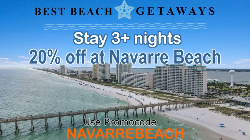 20% off at Navarre Beach Properties