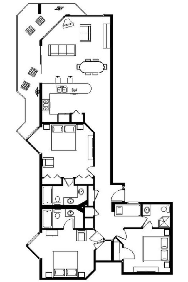 3 Condominium vacation rental located in Panama City Beach 1